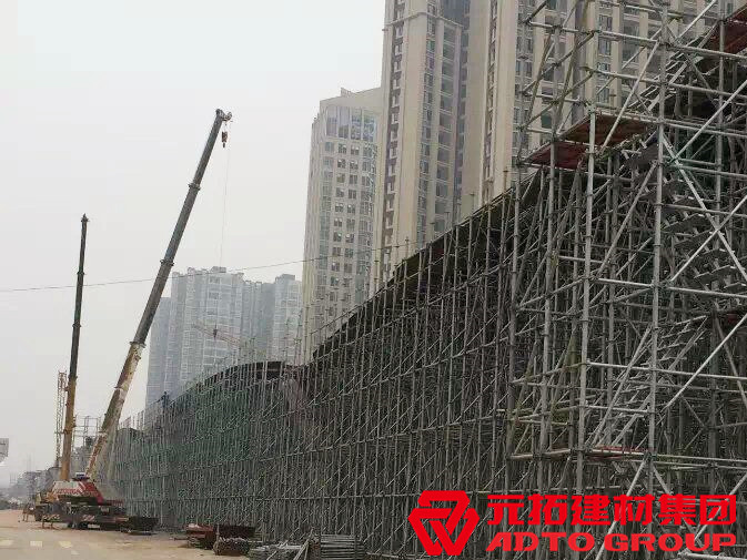 建筑施工承插型盤扣式腳手架一噸每天多少租金？